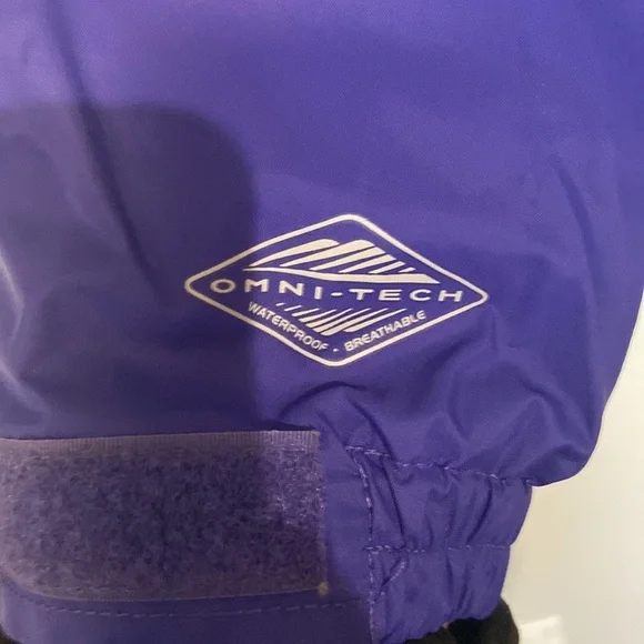 Columbia Omni Tech RainJacket Womens Sm Blue Waterproof Lightweight Hood Outdoor - Picture 5 of 17